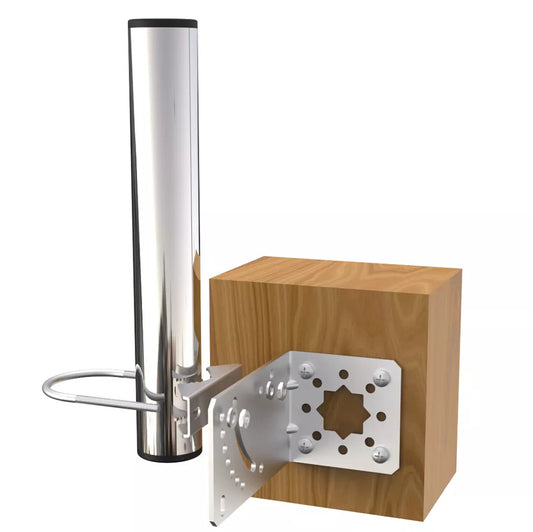 Mounting Pole For Dual Outdoor Antennas